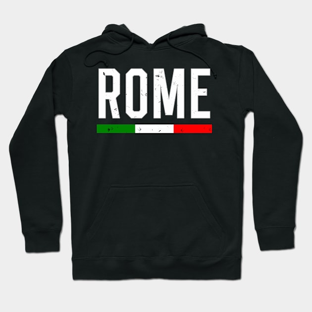 Italian Flag Rome Novelty Gifts Hoodie by B89ow